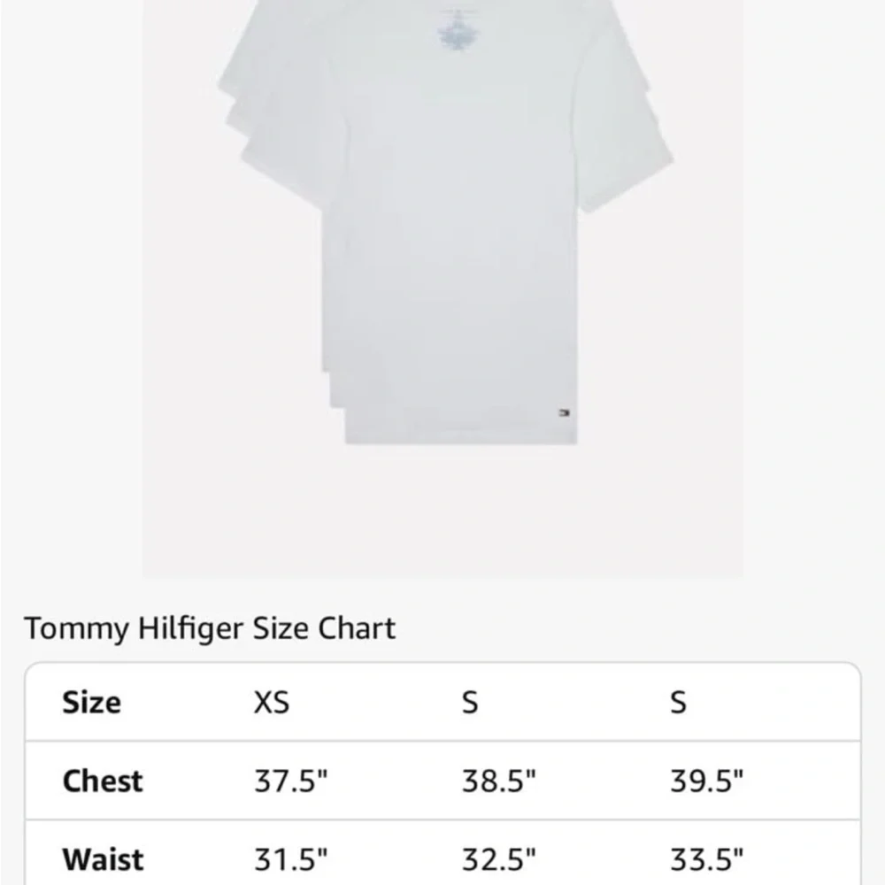 NWT  TOMMY HILFIGER 3PACK CLASSIC FIT SHORT SLEEVE V-NECK T-SHIRTS   SIZ…